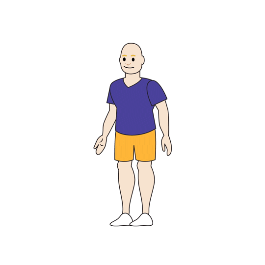 GIF of uniquely generated male coded characters.